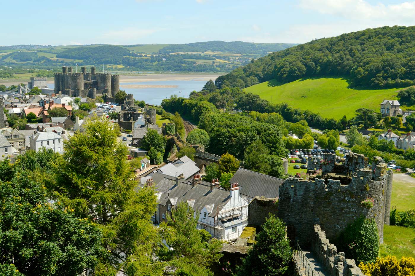 Conwy Castle in North Wales